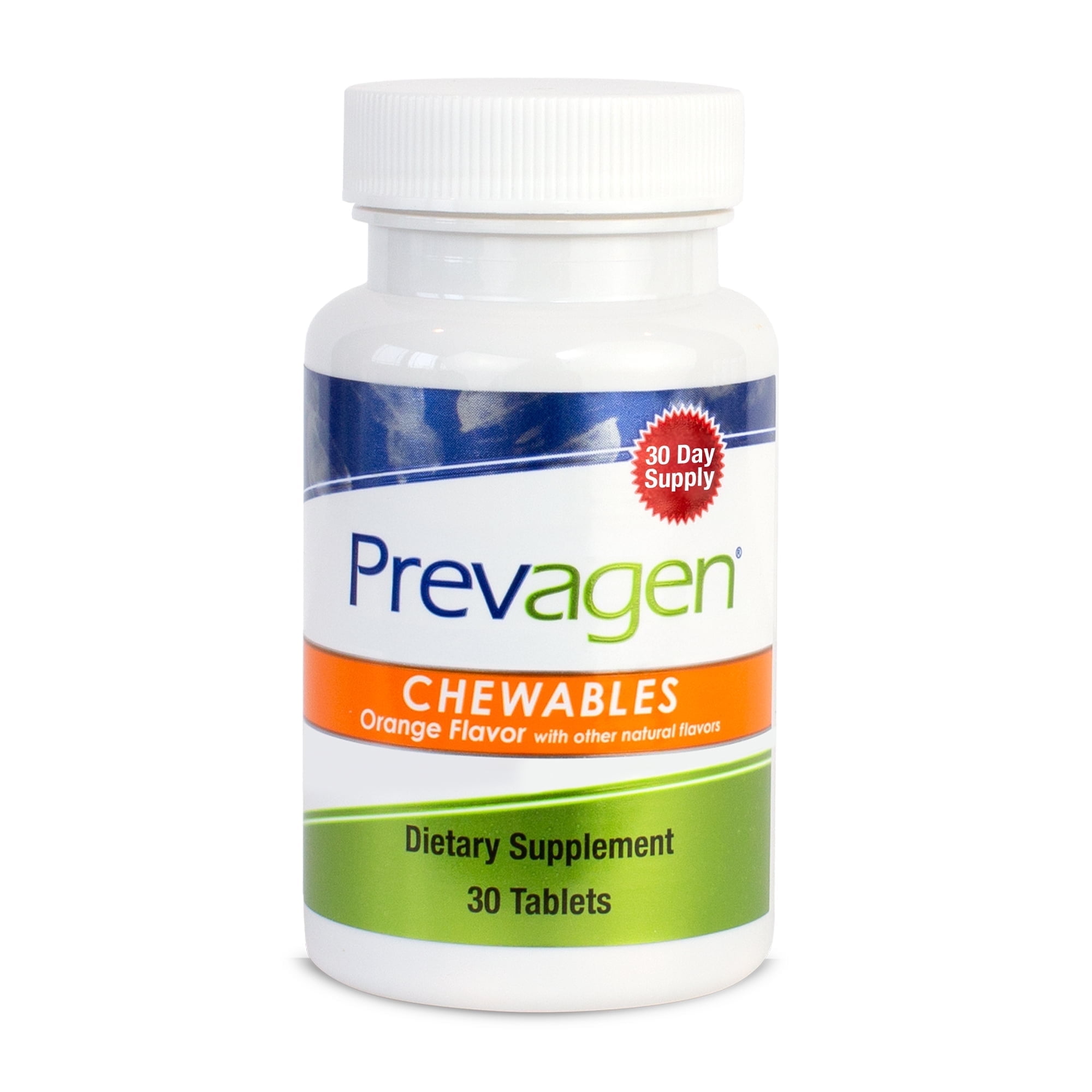 PREVAGEN REGULAR STRENGTH ORANGE CHEWABLES 30CT 1 PACK APOAEQUORIN & VITAMIN D BOOST CONCENTRATION BRAIN HEALTH