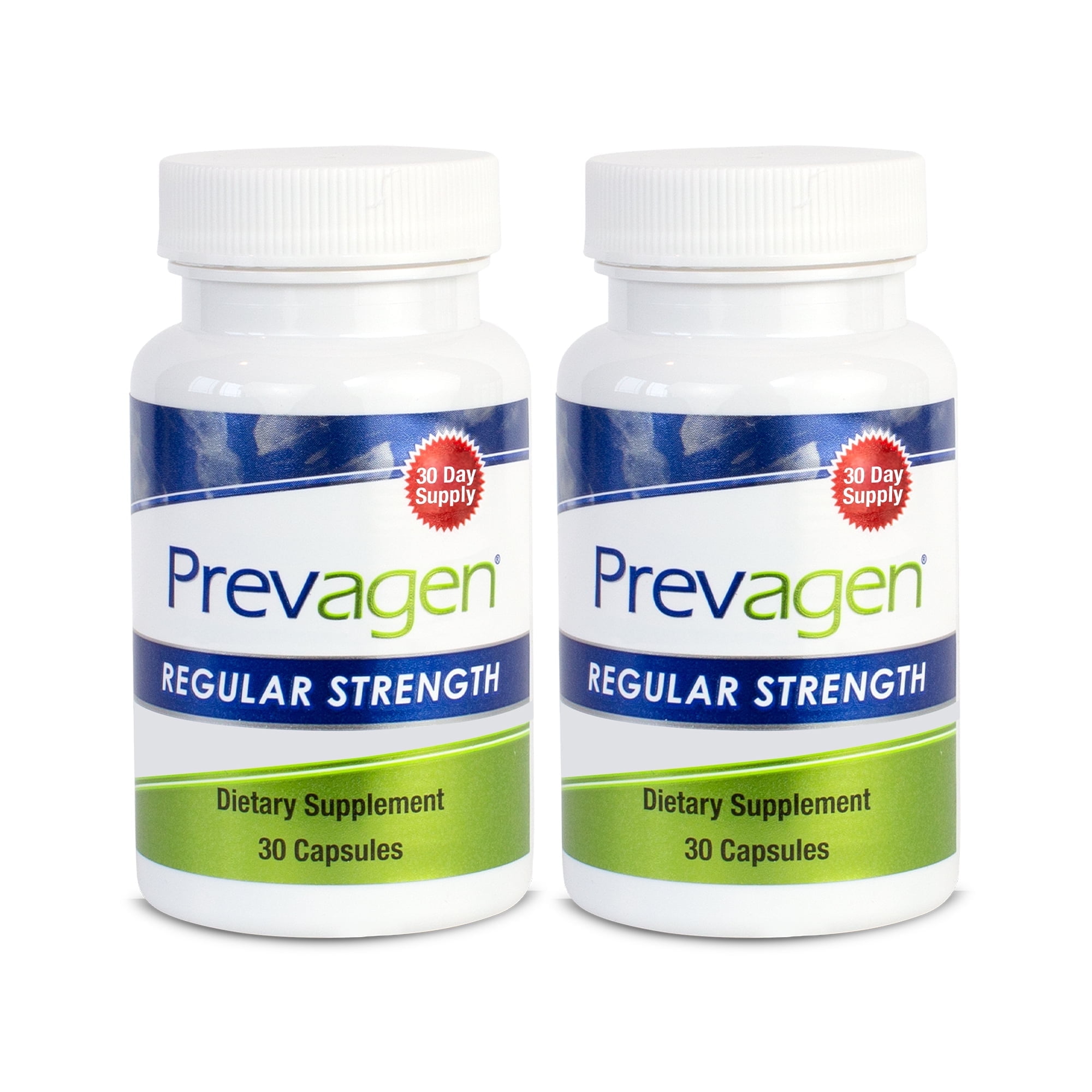PREVAGEN MEMORY ENHANCEMENT REGULAR STRENGTH 10MG 30 CAPSULES PACK OF 2 WITH APOAEQUORIN AND VITAMIN D BRAIN SUPPLEMENT
