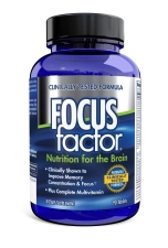 FOCUS FACTOR ORIGINAL 90 COUNT BRAIN HEALTH SUPPLEMENT VITAMINS B6 B12 D BACOPA MONNIERI