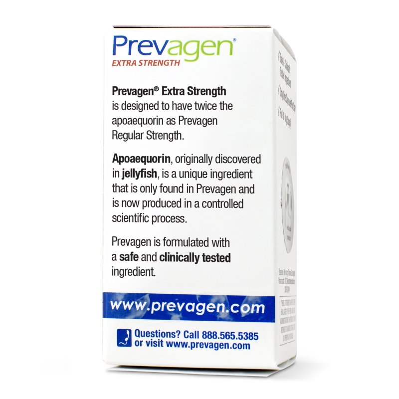 PREVAGEN EXTRA STRENGTH CAPSULES 30CT 2 PACK WITH APOAEQUORIN AND VITAMIN D