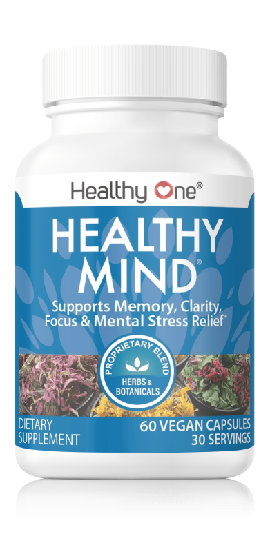 HEALTHY ONE HEALTHY MIND BRAIN NOOTROPIC SUPPLEMENT 60 CAPSULES