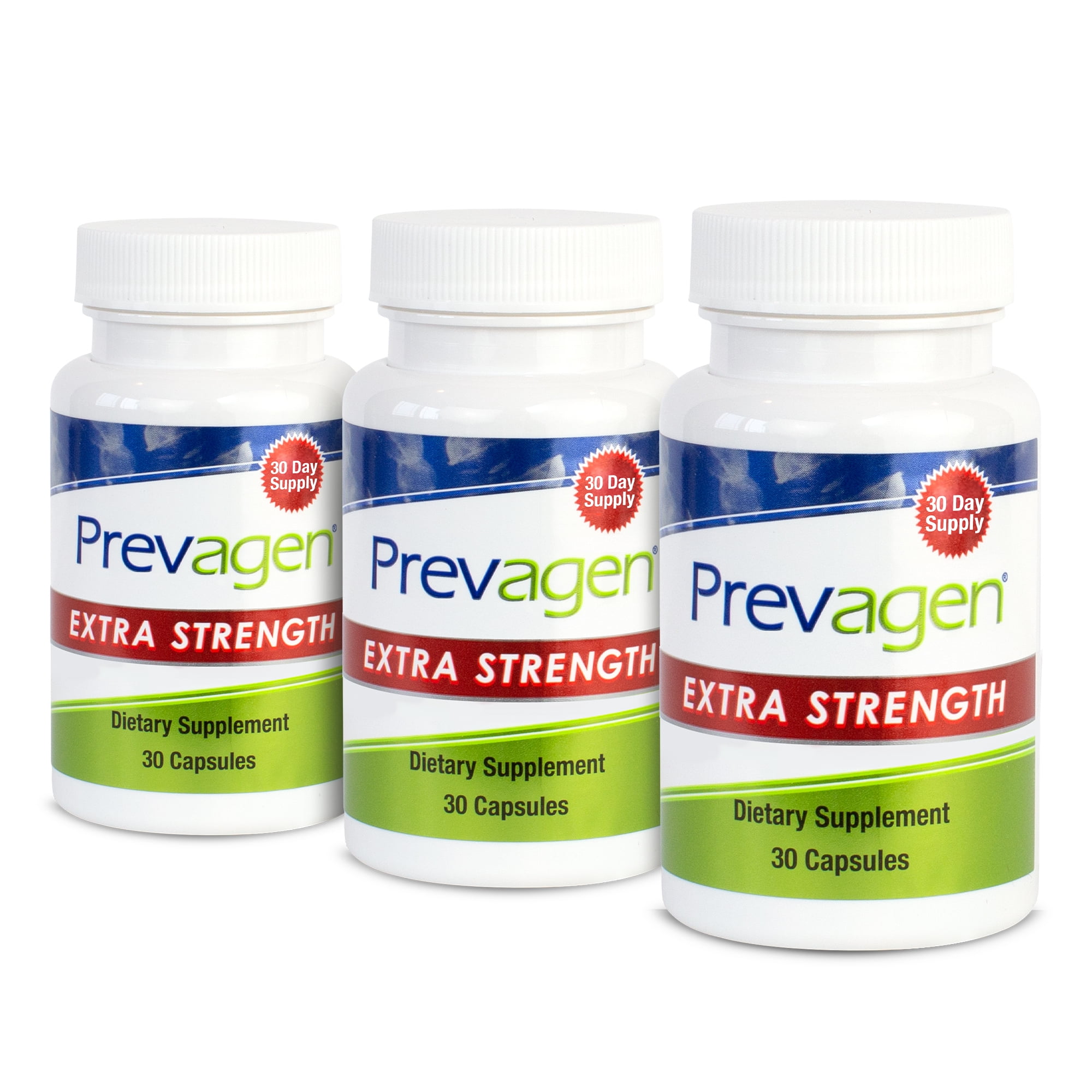 PREVAGEN EXTRA STRENGTH CAPSULES 30CT 3 PACK WITH APOAEQUORIN AND VITAMIN D SUPPLEMENT