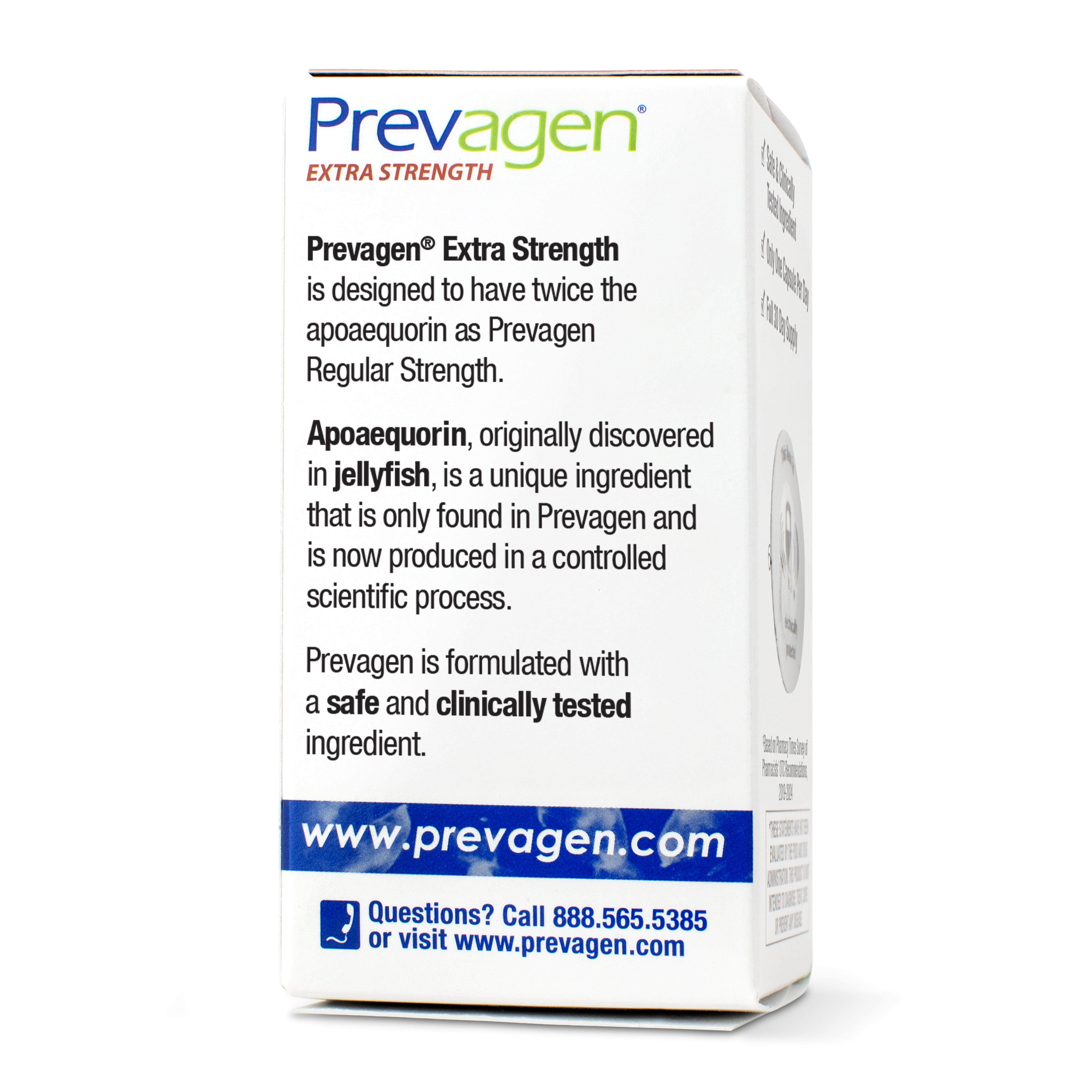 PREVAGEN EXTRA STRENGTH CAPSULES 30CT 3 PACK WITH APOAEQUORIN AND VITAMIN D SUPPLEMENT