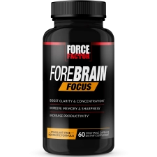 FORCE FACTOR FOREBRAIN FOCUS NOOTROPIC CAPSULES BRAIN HEALTH SUPPLEMENT 60 COUNT.