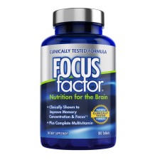 FOCUSFACTOR BRAIN NUTRITION DIETARY SUPPLEMENT 180 TABLETS FOR ENHANCED COGNITIVE HEALTH