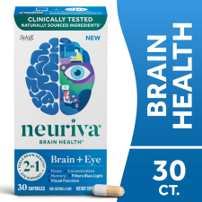 NEURIVA BRAIN EYE HEALTH SUPPLEMENT SUPPORT FOR BRAIN HEALTH & EYE 30CT CAPSULES