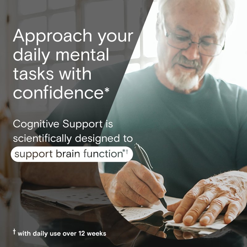 ONE A DAY COGNITIVE BRAIN SUPPLEMENT WITH BACOPA 30 CAPSULES FOR ENHANCED FOCUS AND MEMORY