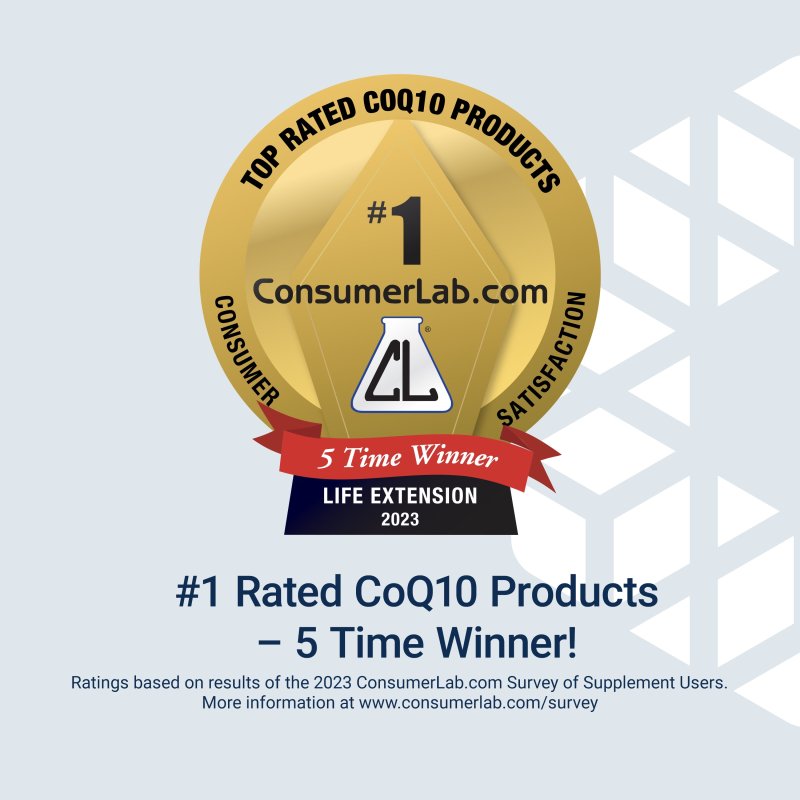 LIFE EXTENSION COQ10 WITH D-LIMONENE 50MG: HIGH ABSORPTION UBIQUINONE KANEKA Q10 FOR ENERGY, HEART & BRAIN HEALTH - NON-GMO, GLUTEN FREE - 60 SOFTGELS