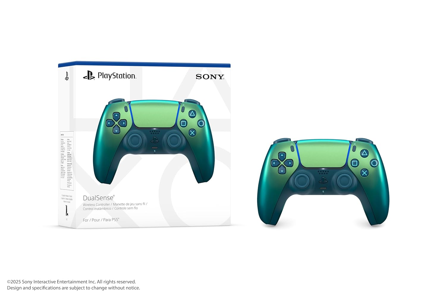 PLAYSTATION DUALSENSE WIRELESS CONTROLLER CHROMA TEA
