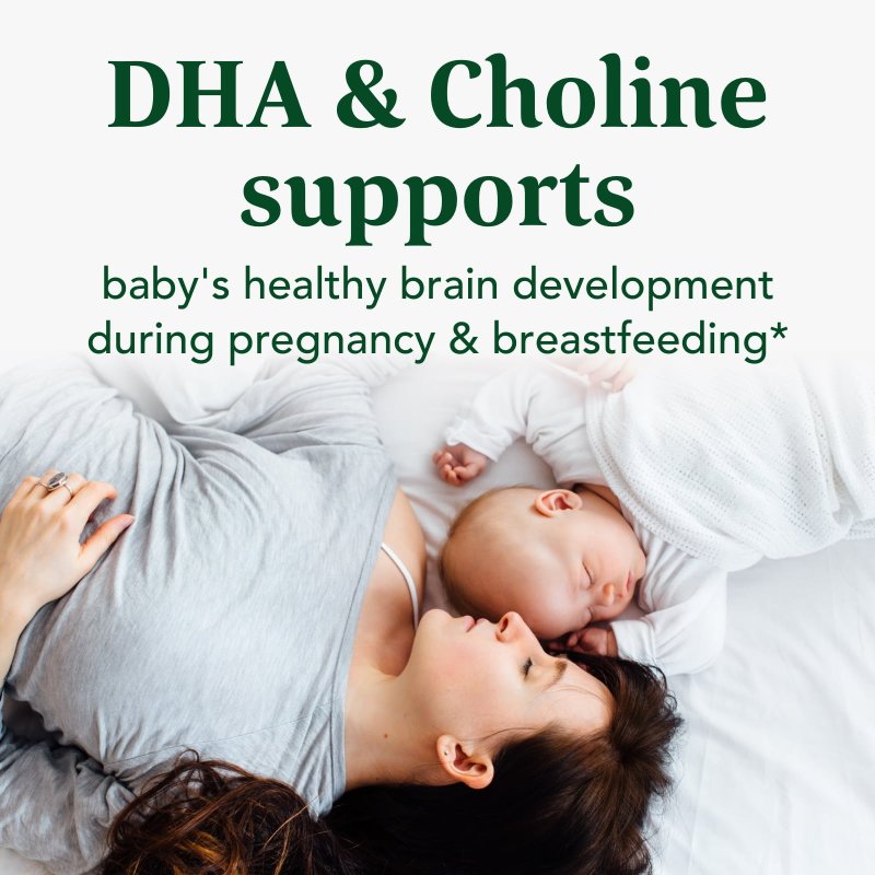 MEGAFOOD BABY AND ME 2 PRENATAL DHA CHOLINE VITAMINS WOMEN PLANT-BASED LIQUID FOR BABY'S BRAIN EYE DEVELOPMENT PREGNANCY VEGAN 60 CAPSULES 30 SERVINGS