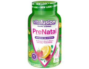 VITAFUSION PRENATAL DIETARY SUPPLEMENT LEMONADE FLAVORS 90 COUNT