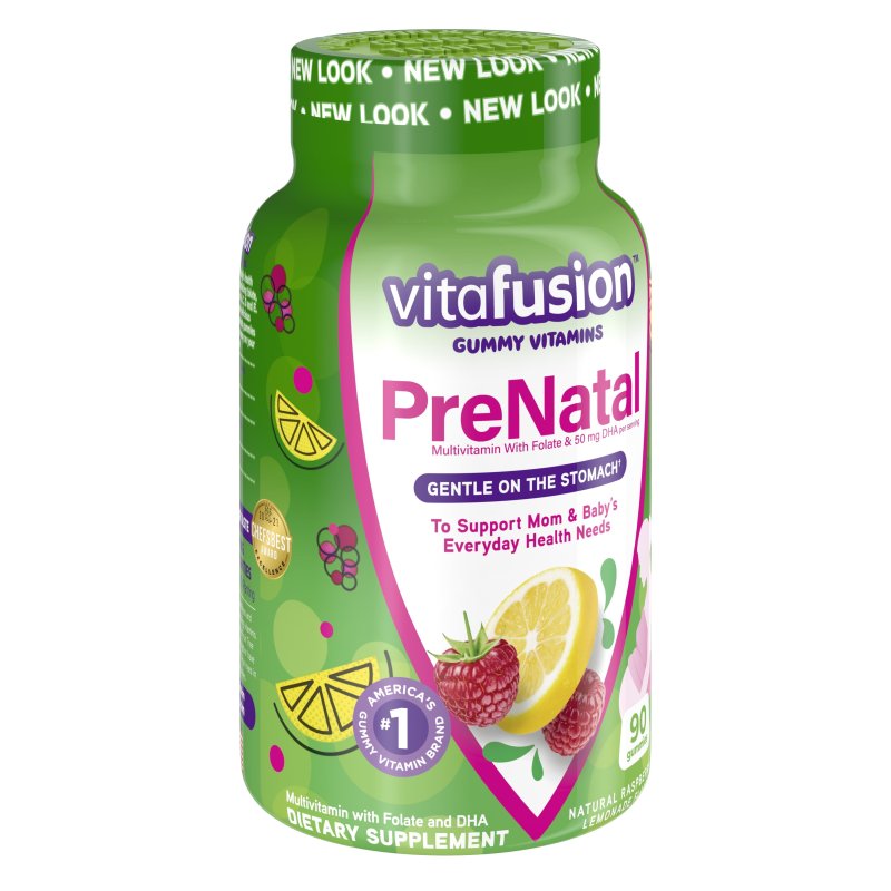 VITAFUSION PRENATAL DIETARY SUPPLEMENT LEMONADE FLAVORS 90 COUNT