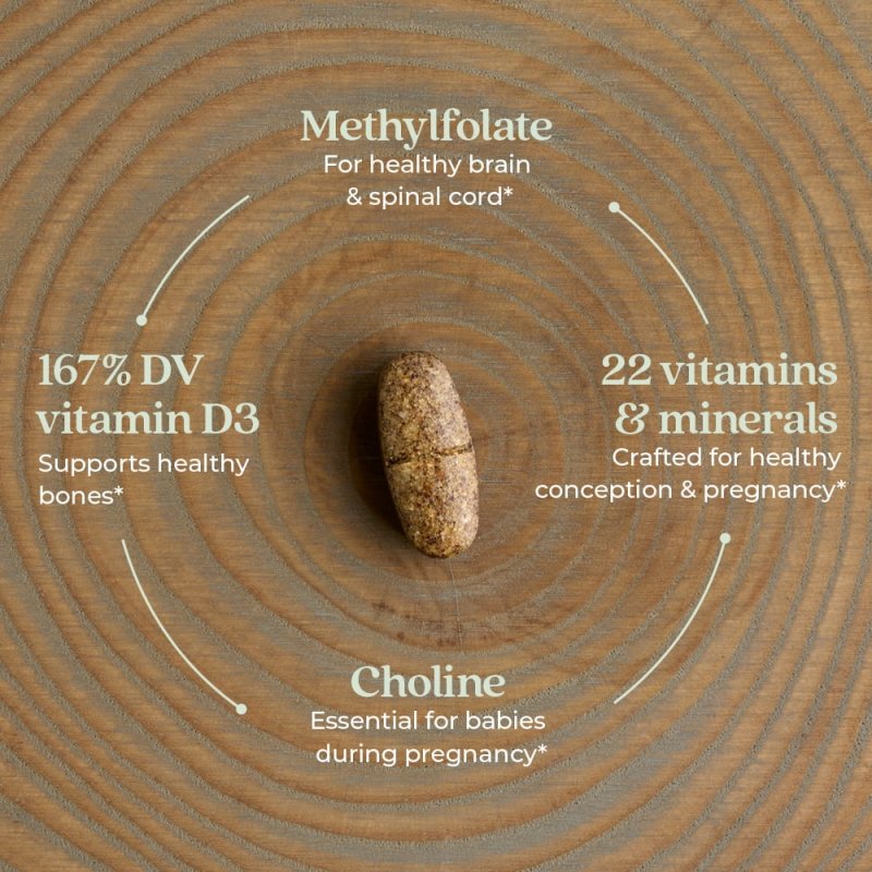 NEW CHAPTER ONE DAILY PRENATAL MULTIVITAMIN 30 VEG TABS FOR EXPECTING MOMS