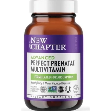 NEW CHAPTER ADVANCED PERFECT PRENATAL MULTIVITAMIN 96 VEG TABS FOR HEALTH AND WELLNESS
