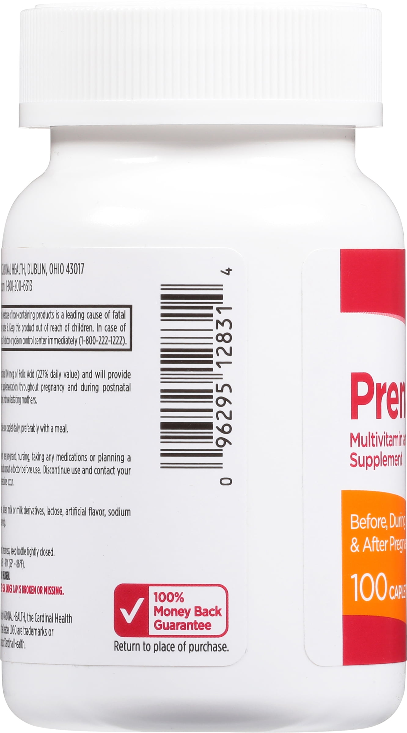 LEADER PRENATAL VITAMIN TABLETS 100 COUNT