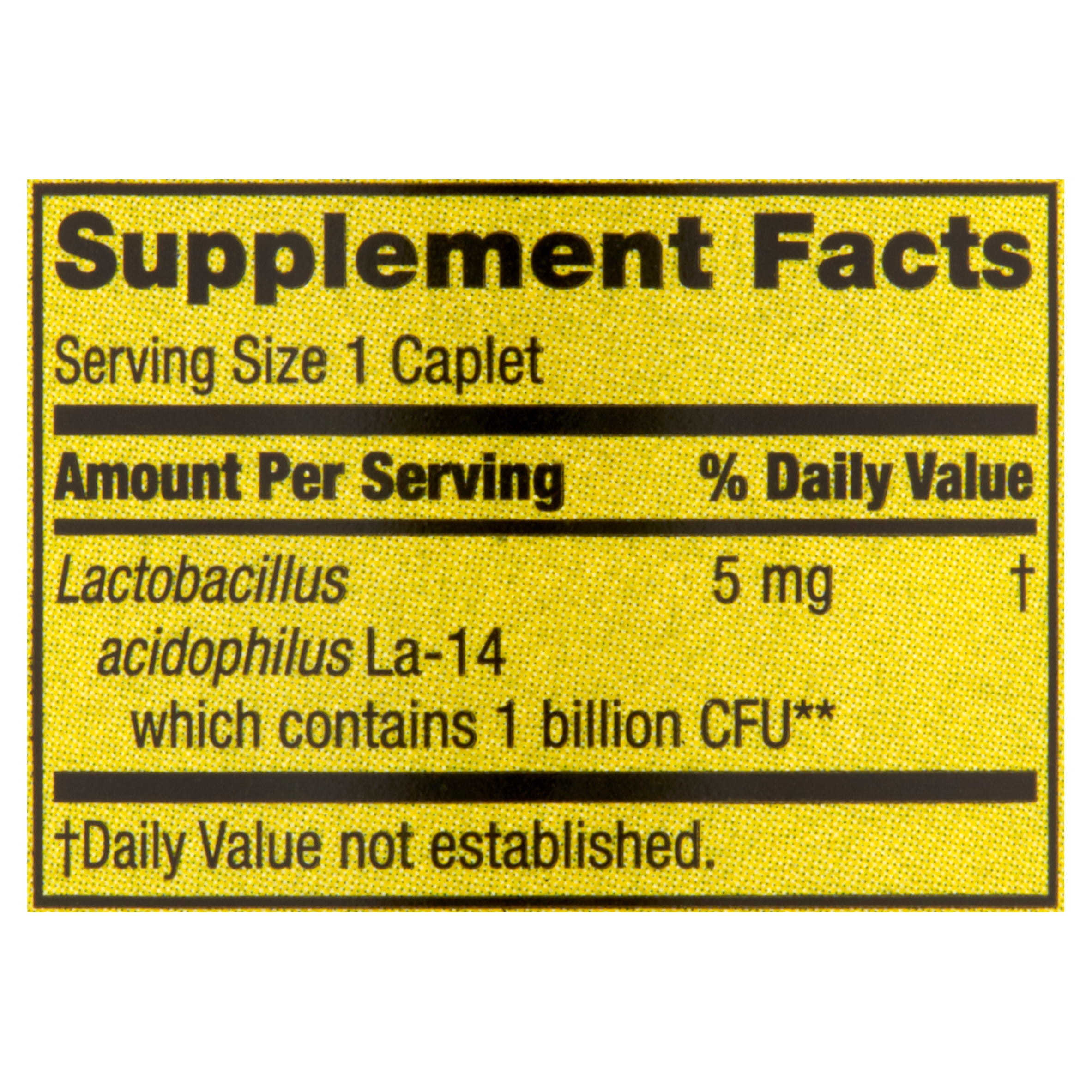 SPRING VALLEY ACIDOPHILUS PROBIOTIC SUPPLEMENT 30 COUNT