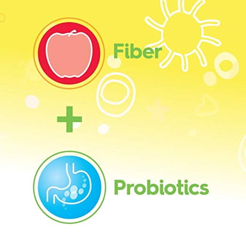 CULTURELLE KIDS PROBIOTIC PLUS FIBER PROBIOTIC SUPPLEMENT FOR KIDS 3 PLUS MONTHS 24 PACKETS