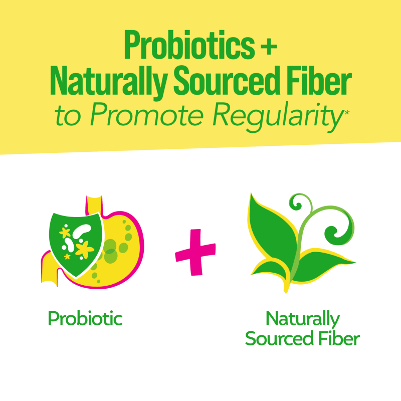CULTURELLE KIDS PROBIOTIC PLUS FIBER PROBIOTIC SUPPLEMENT FOR KIDS 3 PLUS MONTHS 24 PACKETS