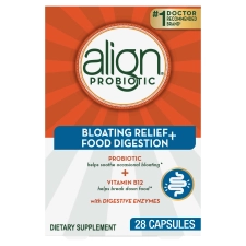 ALIGN PROBIOTIC CAPSULES BLOATING RELIEF FOOD DIGESTION DAILY SUPPLEMENT 28 COUNT