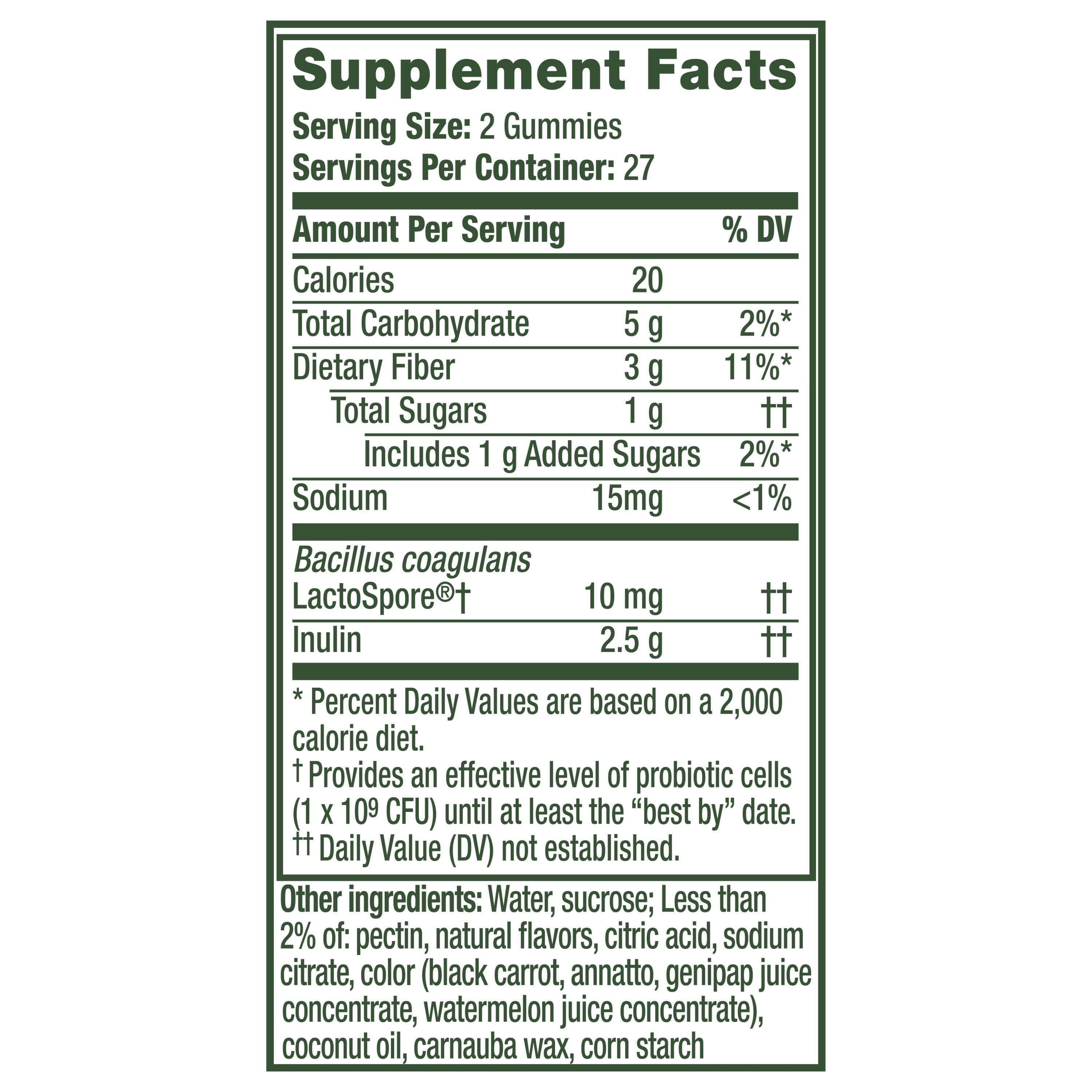 ALIGN PROBIOTIC DUALBIOTIC GUMMIES DAILY PREBIOTIC PROBIOTIC SUPPLEMENT 54 COUNT