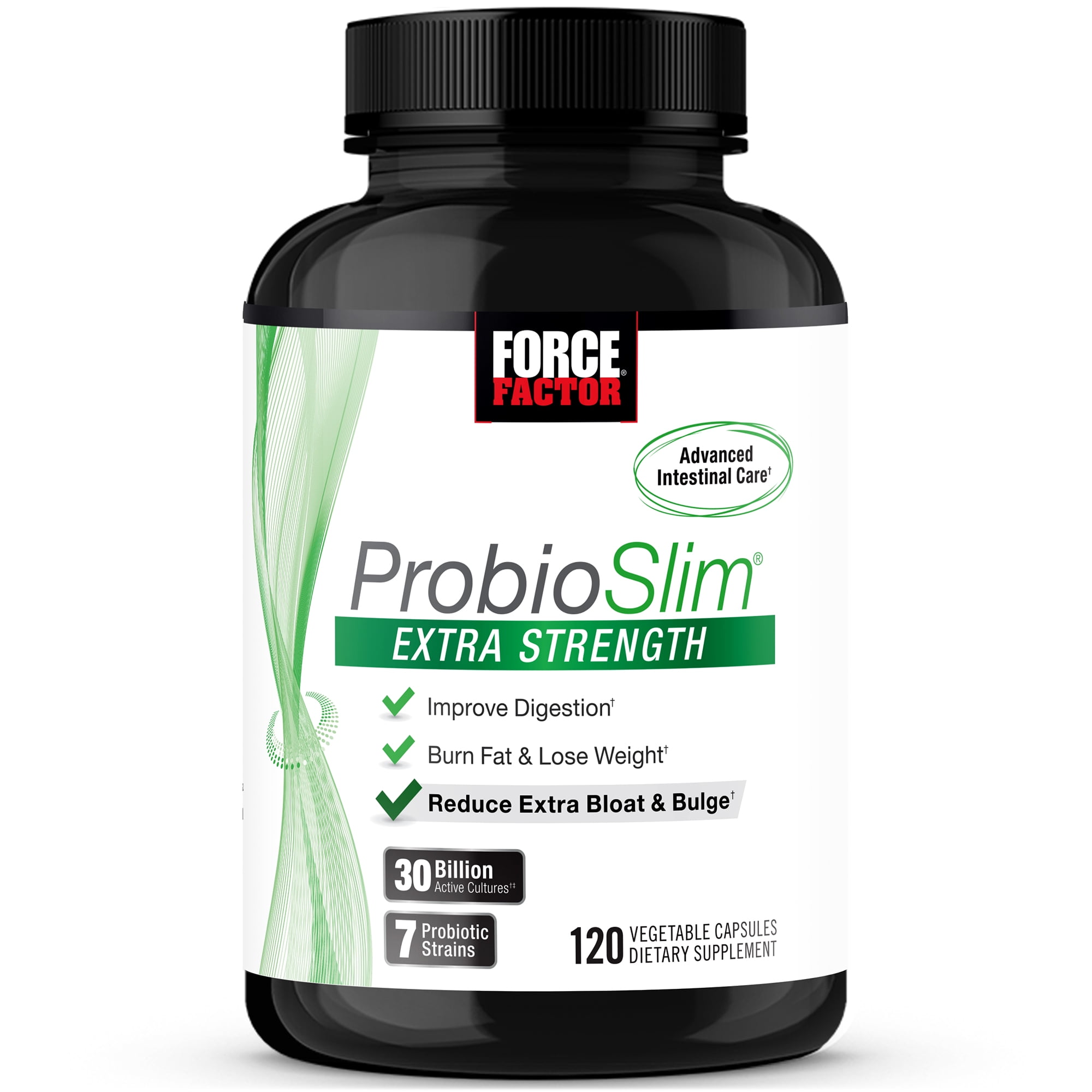 EXTRA STRENGTH PROBIOTIC SUPPLEMENT FOR WEIGHT LOSS AND DIGESTIVE HEALTH, 120 CAPSULES