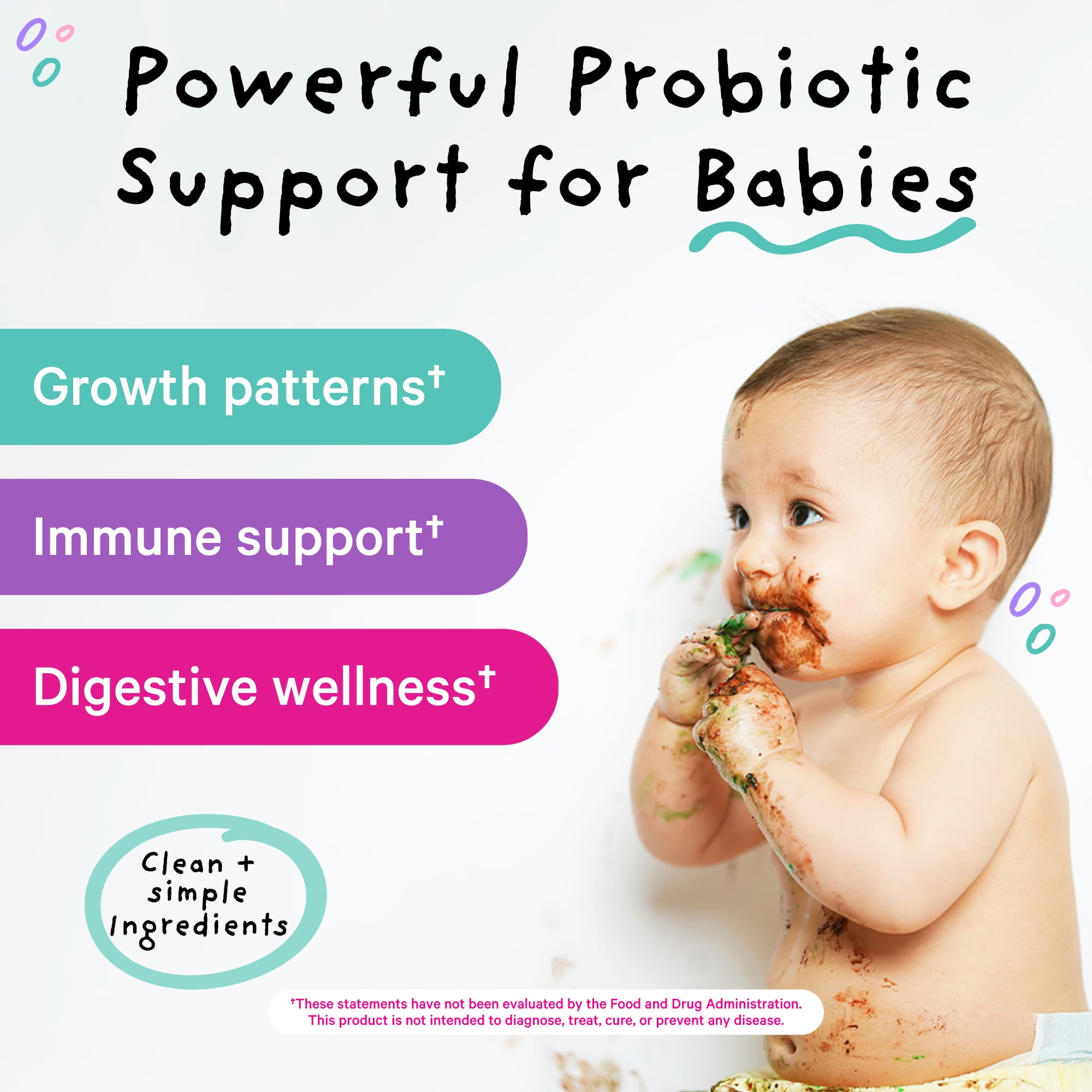 PINK STORK BABY PROBIOTIC DROPS INFANT DIGESTION GAS RELIEF 1 FL OZ