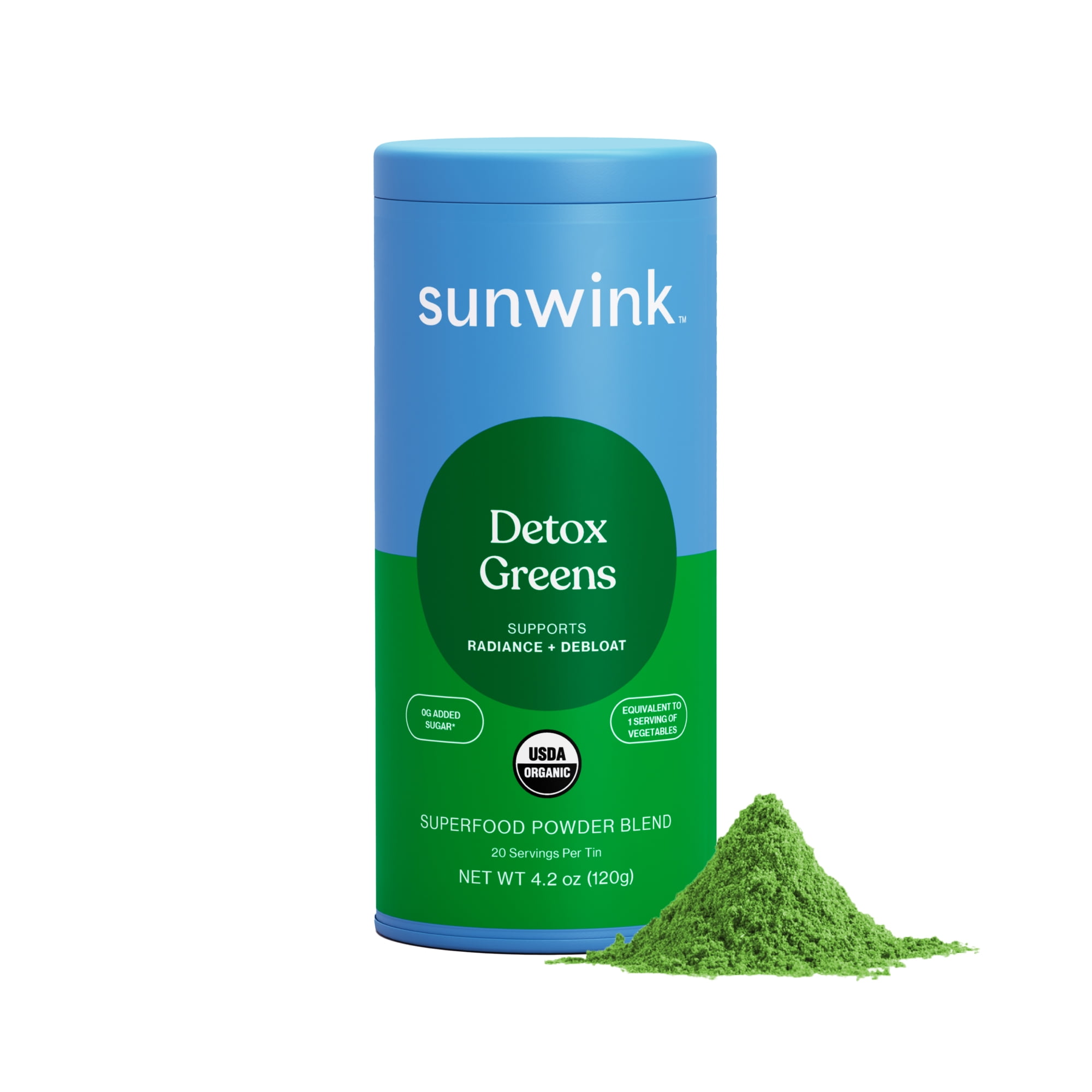 ORGANIC DETOX GREENS SUNWINK SUPERFOOD POWDER