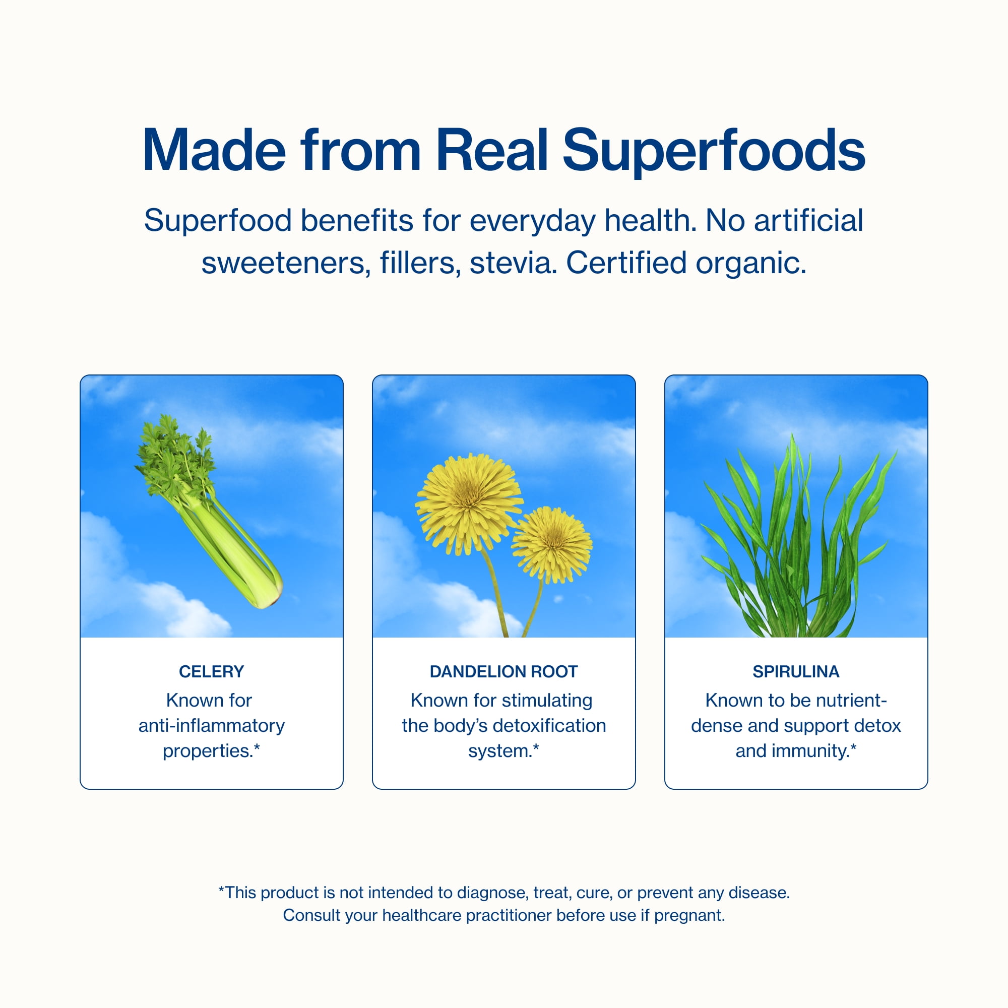 ORGANIC DETOX GREENS SUNWINK SUPERFOOD POWDER