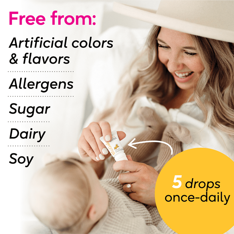 BIOGAIA BABY PROBIOTIC DROPS EASE CRYING FUSSING COLIC GAS TUMMY ISSUES ALLERGEN