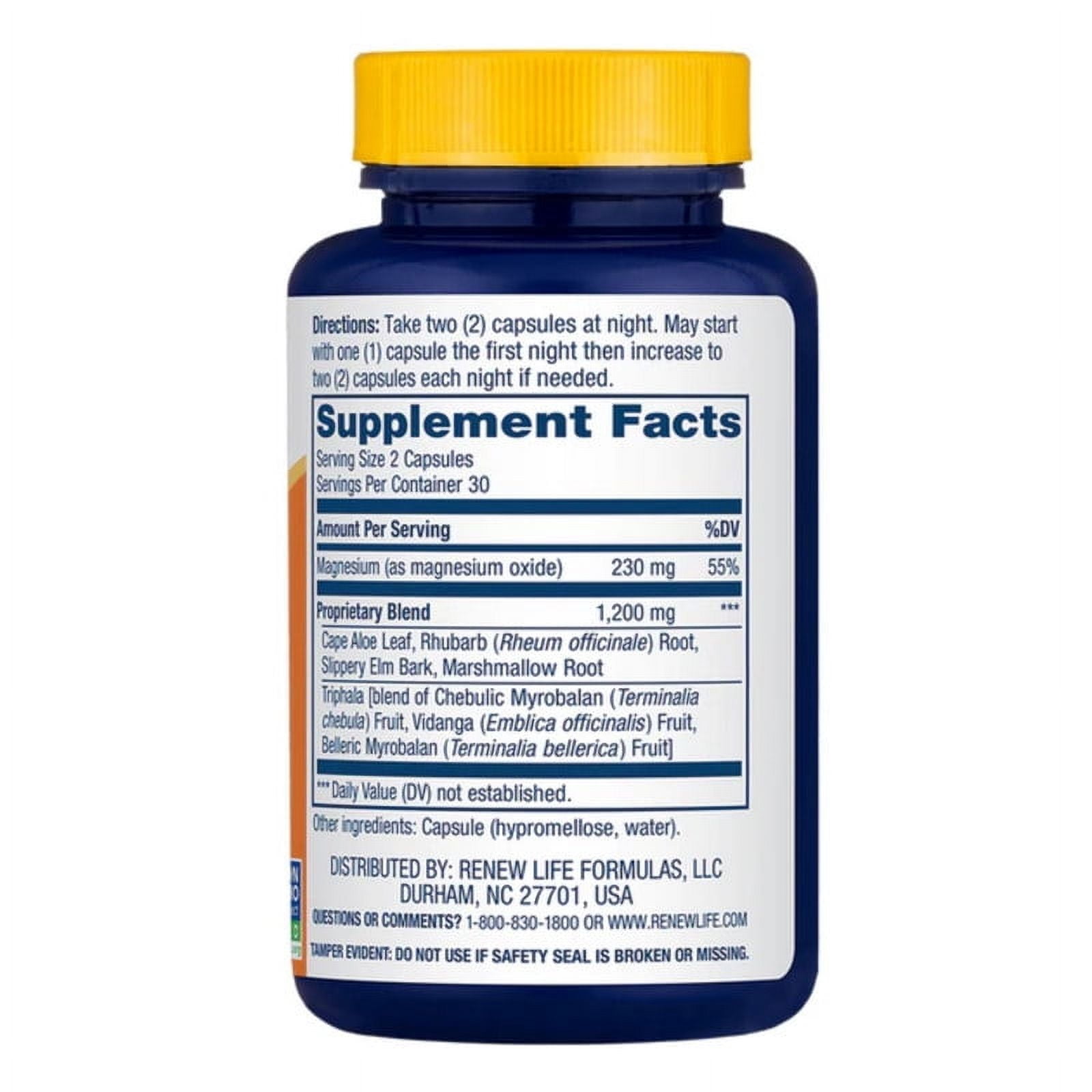 RENEW LIFE CLEANSE MORE 60 VEGETARIAN CAPSULES FOR DIGESTIVE HEALTH