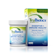 TRUBIOTICS DAILY PROBIOTIC SUPPLEMENT DIGESTIVE HEALTH MEN WOMEN 30 CAPSULES