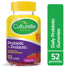 CULTURELLE DAILY PROBIOTIC GUMMIES FOR WOMEN AND MEN BERRY FLAVOR 52 COUNT