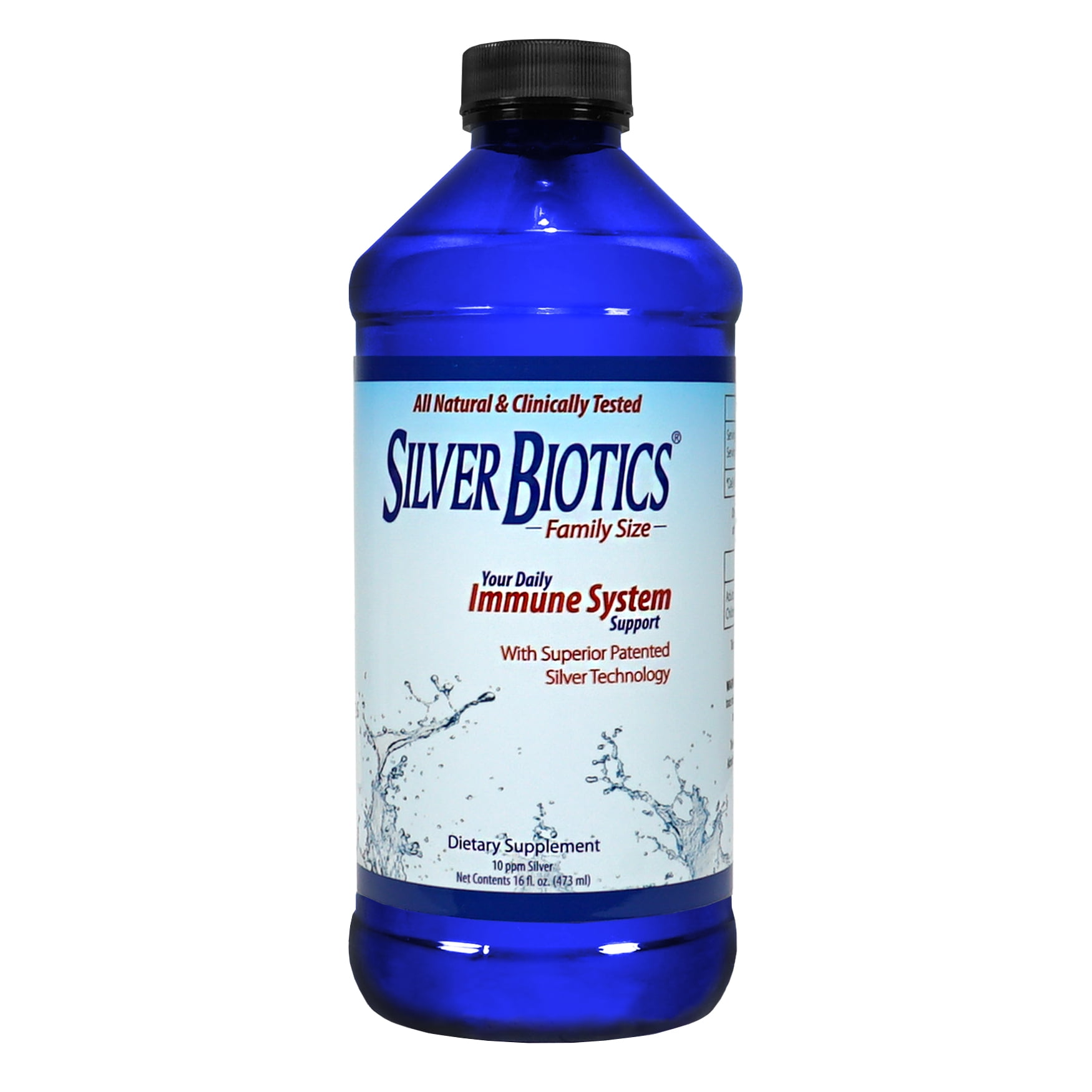 BE SMART GET PREPARED SILVERBIOTICS 16 OZ PROBIOTIC IMMUNE SUPPLEMENT FAMILY ALL NATURAL NANO SILVER