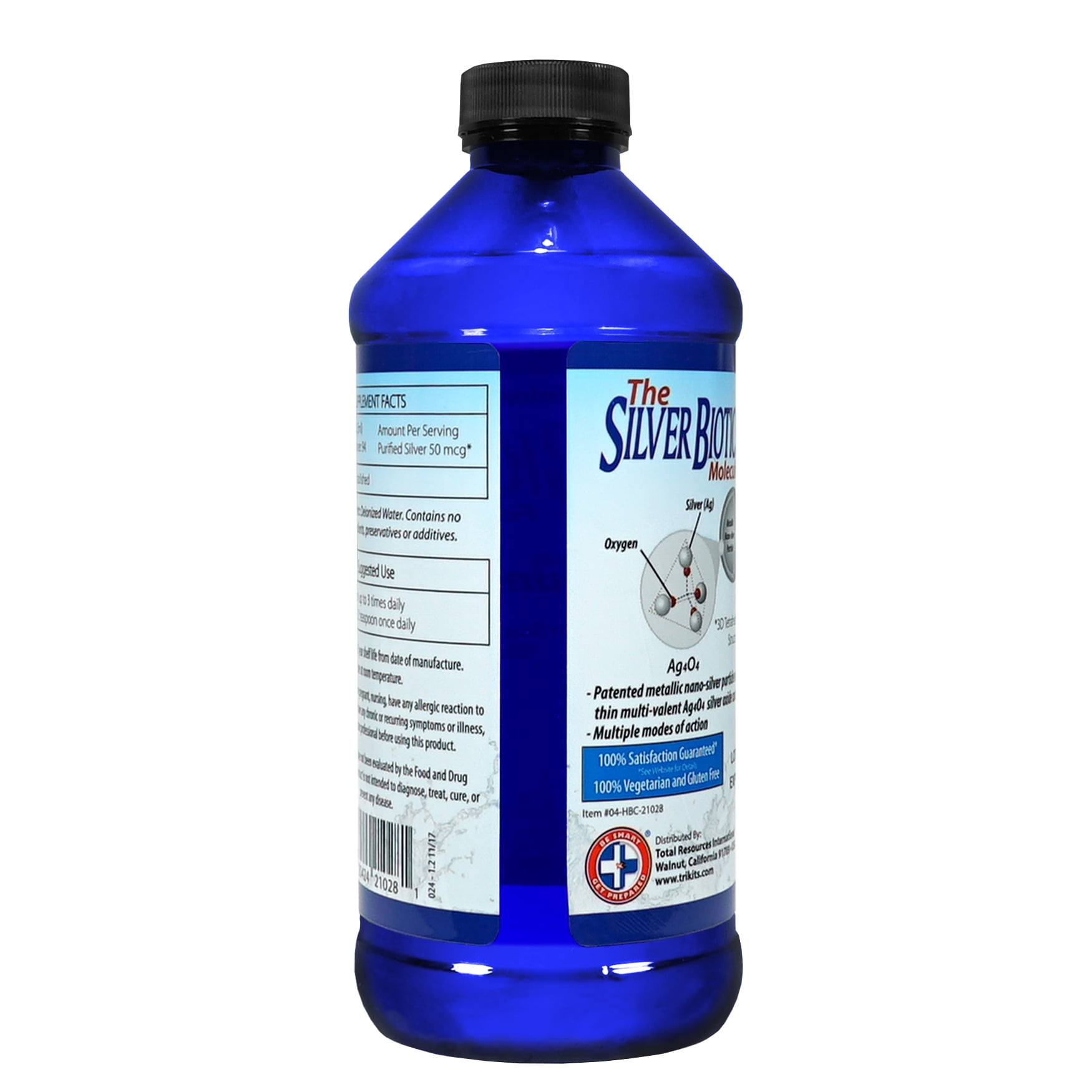 BE SMART GET PREPARED SILVERBIOTICS 16 OZ PROBIOTIC IMMUNE SUPPLEMENT FAMILY ALL NATURAL NANO SILVER