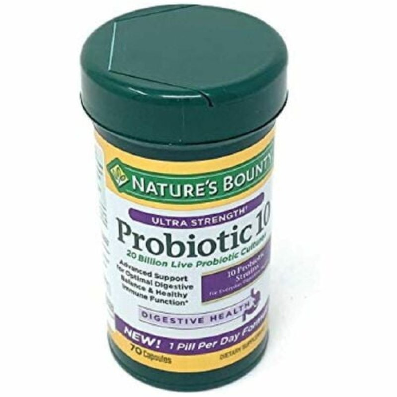 NATURE'S BOUNTY ULTRA STRENGTH PROBIOTIC 10 70 CAPSULES SUPPLEMENT