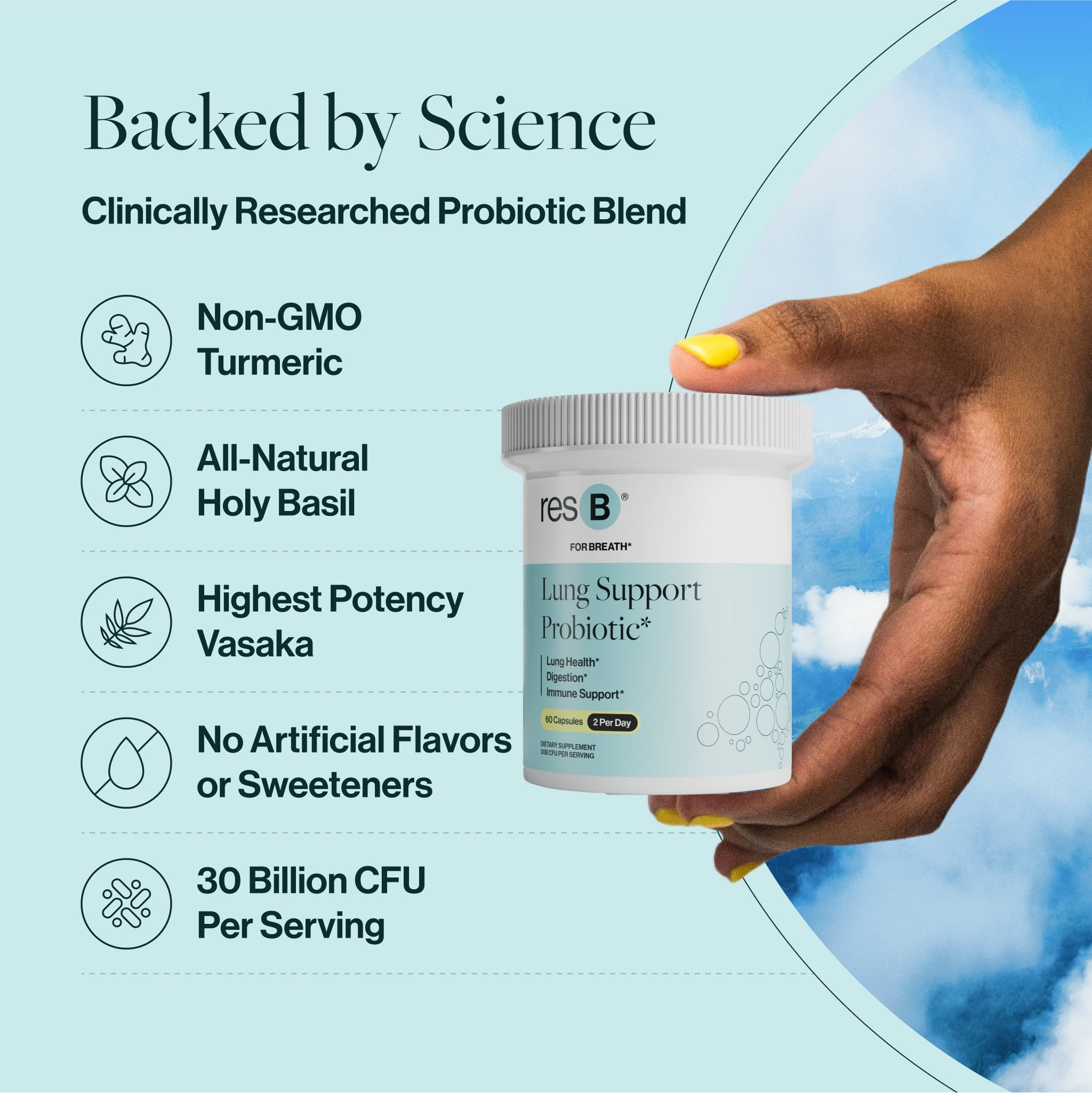 RESBLUNG SUPPORT PROBIOTIC BOOST