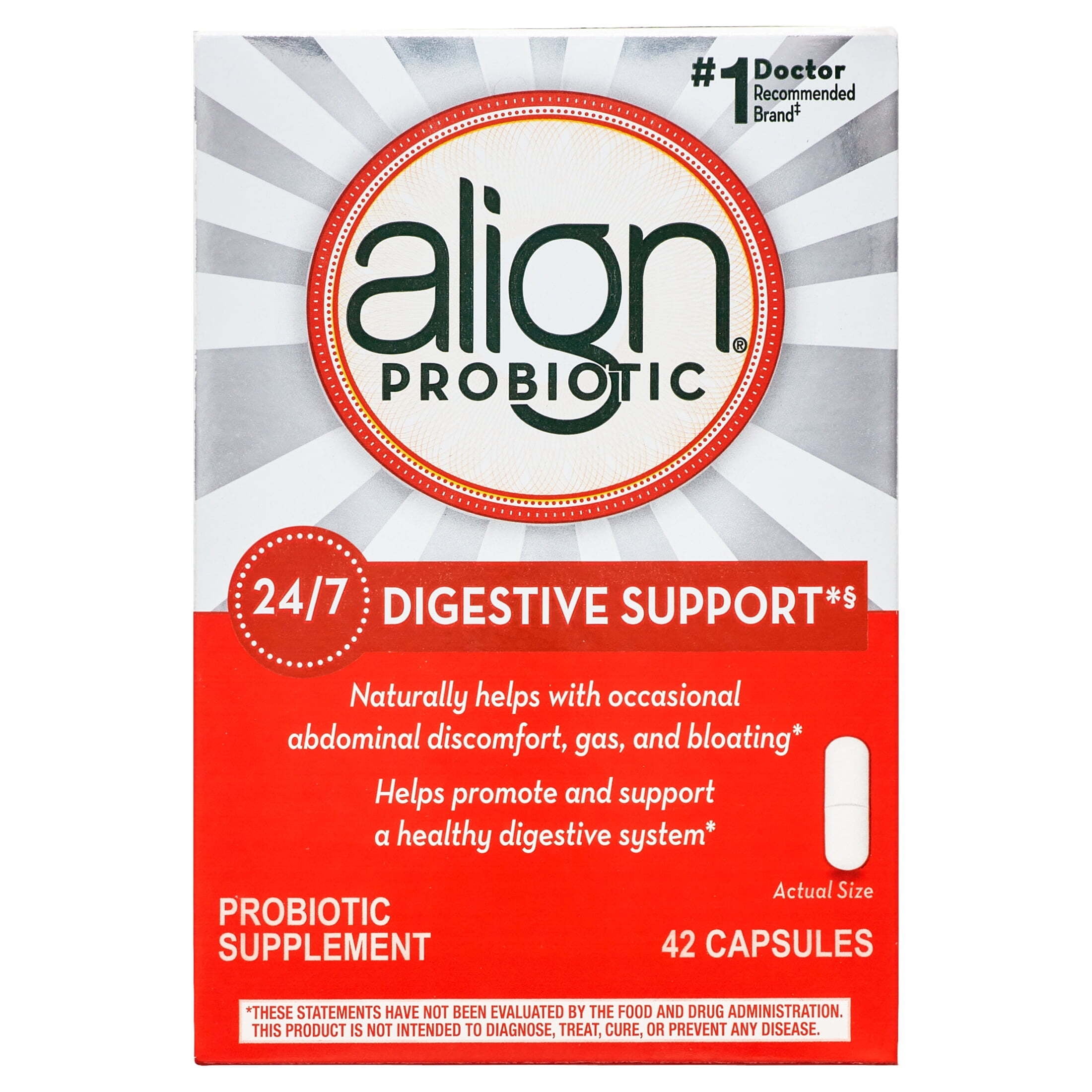 ALIGN DAILY PROBIOTIC SUPPLEMENT 42 CAPSULES - PROBIOTICS BOOST FOR GUT HEALTH