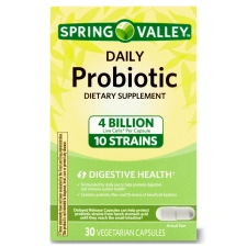 SPRING VALLEY DAILY PROBIOTIC SUPPLEMENT DELAYED RELEASE CAPSULES 30 COUNT