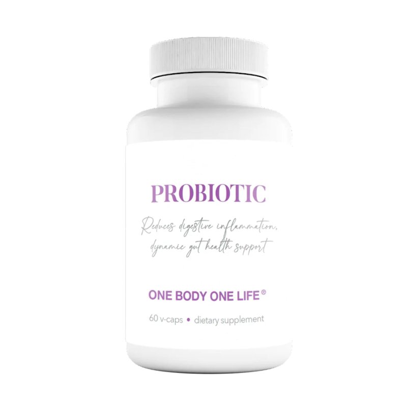 ONE BODY ONE LIFE PROBIOTICS PAU D'ARCO GARLIC GOLDENSEAL LICORICE DIGESTIVE HEALTH MEN WOMEN