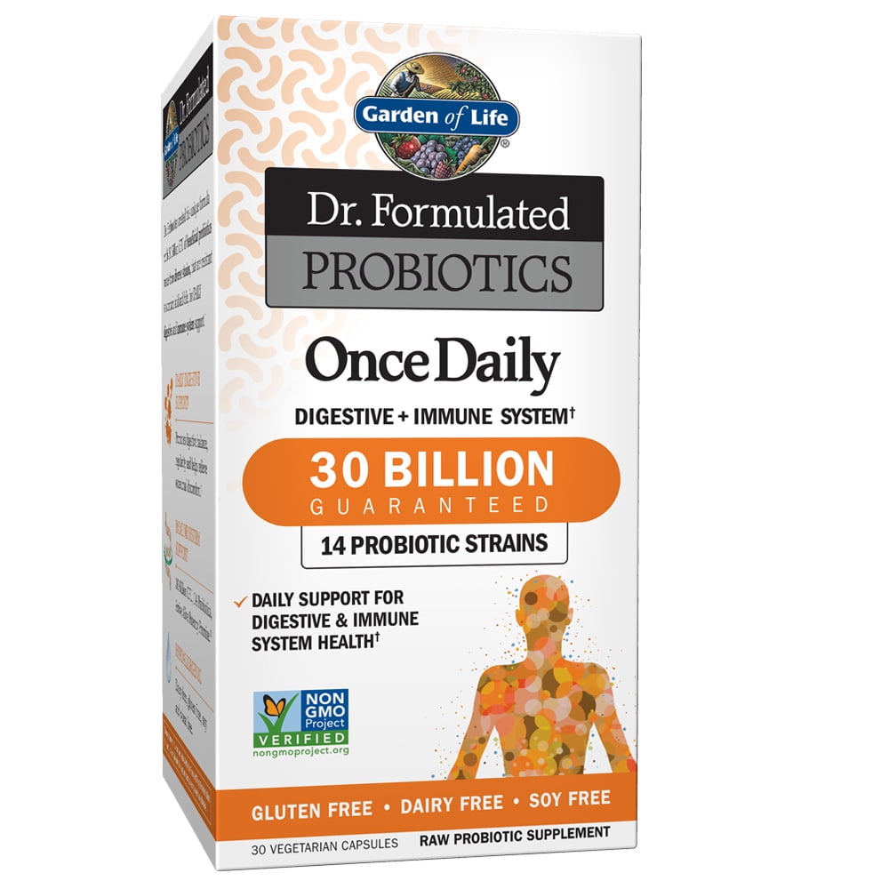 GARDEN OF LIFE DR FORMULATED PROBIOTICS ONCE DAILY 30 VEGETARIAN CAPSULES
