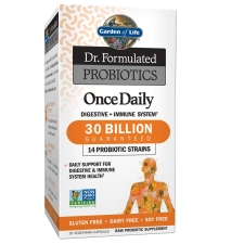GARDEN OF LIFE DR FORMULATED PROBIOTICS ONCE DAILY 30 VEGETARIAN CAPSULES