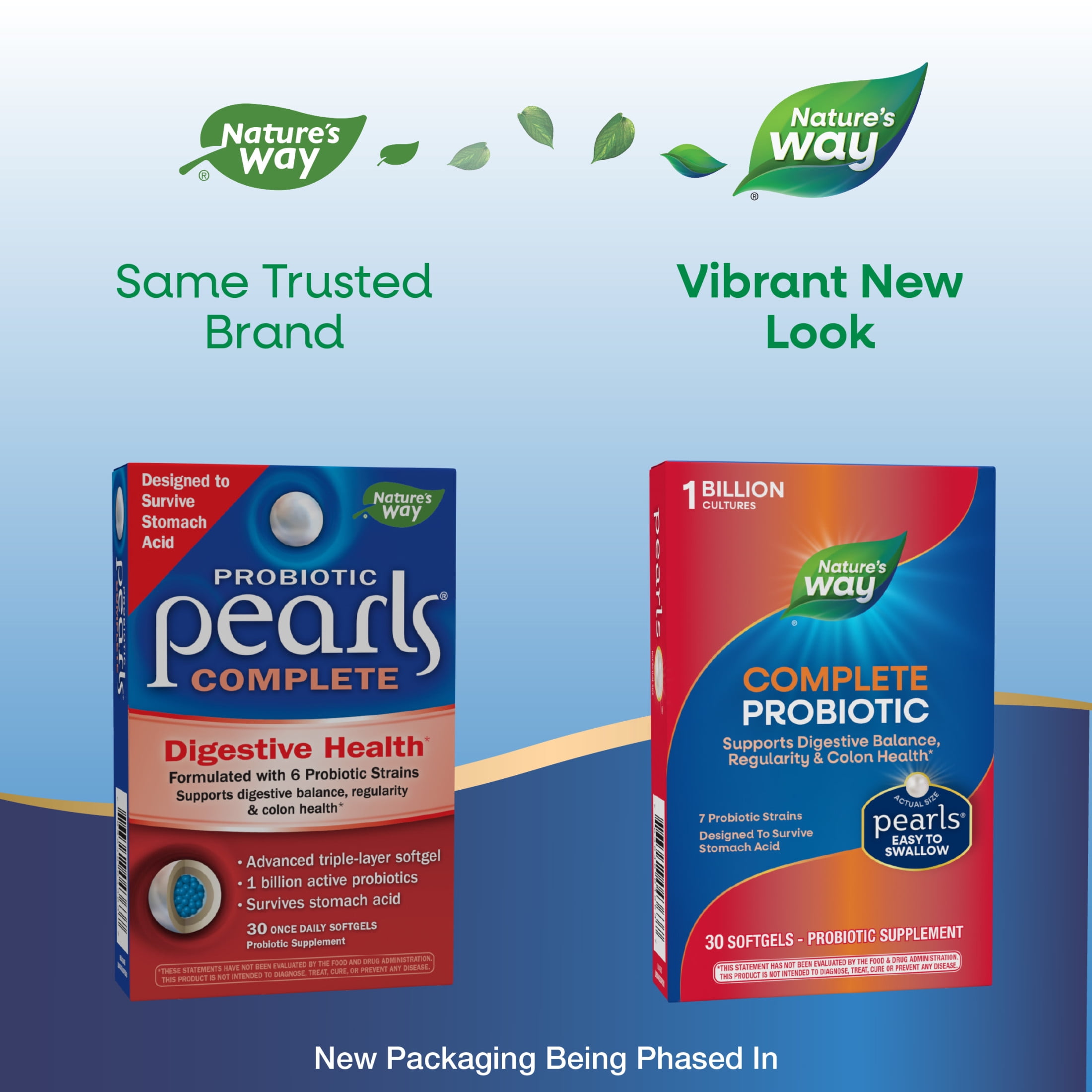 NATURE'S WAY PROBIOTIC PEARLS SOFTGELS 1B LIVE CULTURES UNISEX 30CT