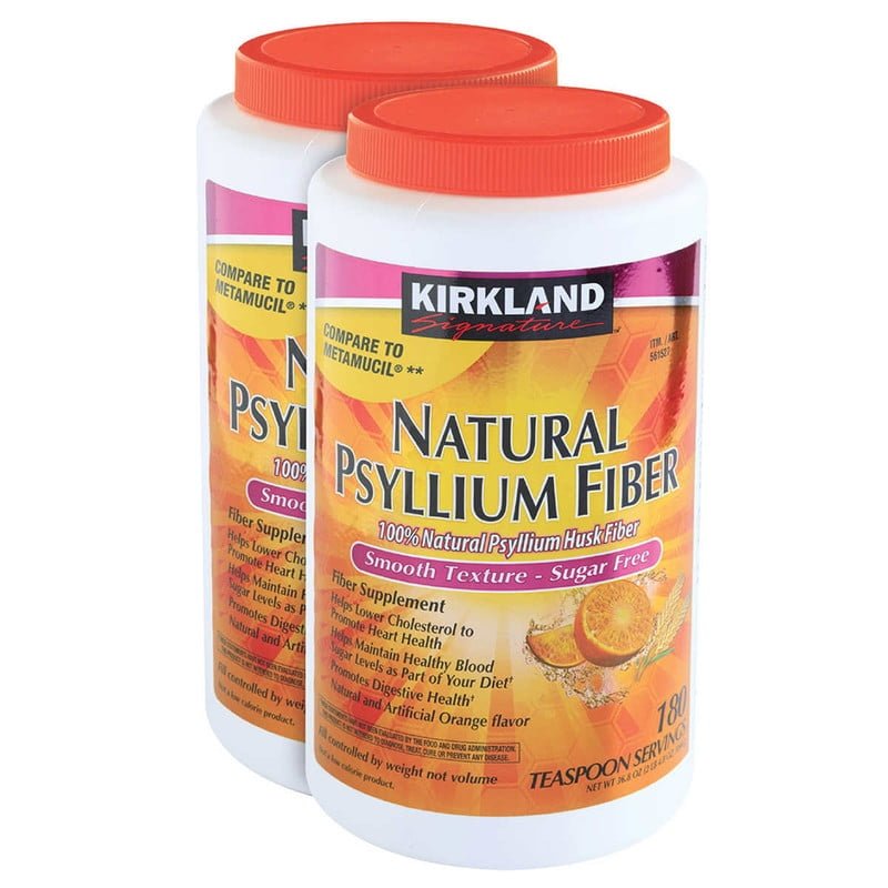 KS PSYLLIUM FIBER SUGAR FREE 360 TEASPOONS 2 PACK - AMERIKASEPETIM