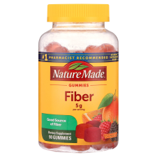 NATURE MADE FIBER GUMMIES ORANGE & MIXED BERRY 90 GUMMIES 5G