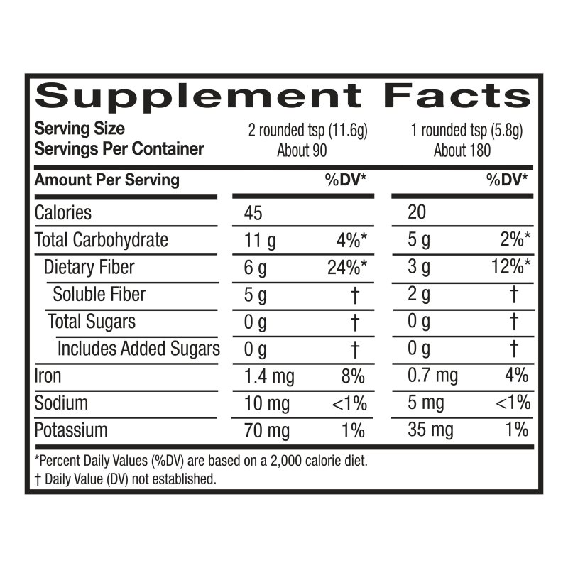 (2 PACK) EQUATE SUGAR FREE DAILY FIBER POWDER ORANGE SMOOTH 36.8 OZ