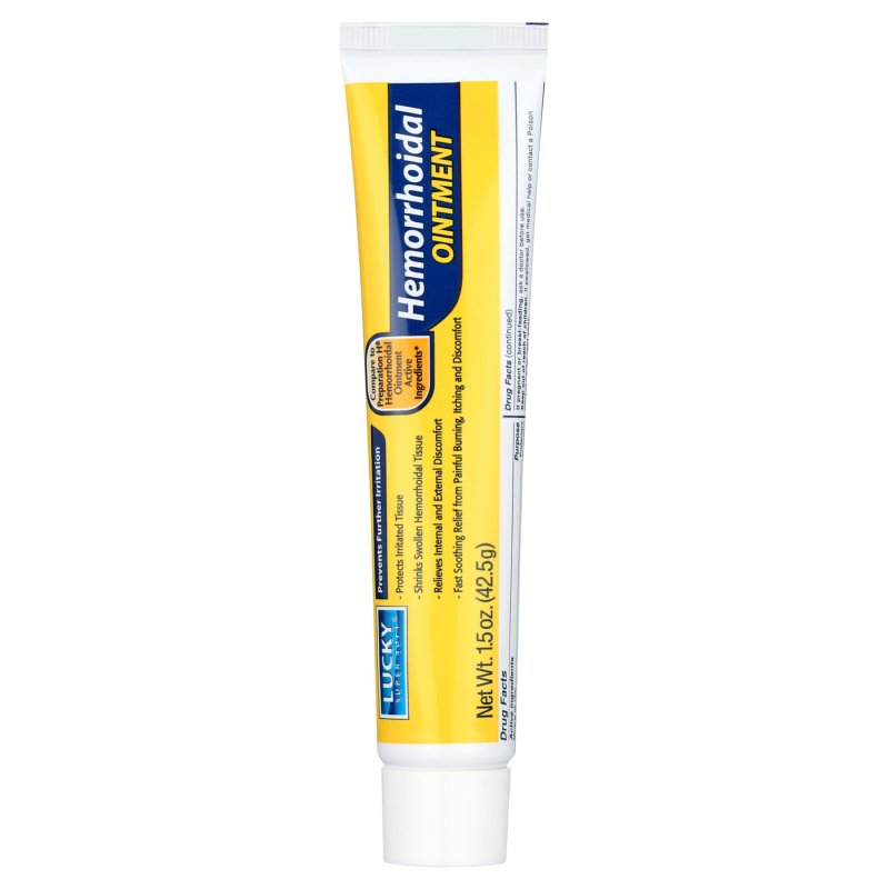 LUCKY HEMORRHOIDAL OINTMENT 1.50 OZ PACK OF 2 FOR IRRITATION PREVENTION