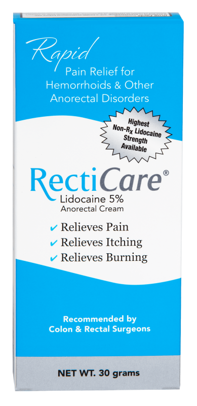 RECTICARE ANORECTAL RAPID PAIN RELIEF CREAM 30G FOR FAST RELIEF