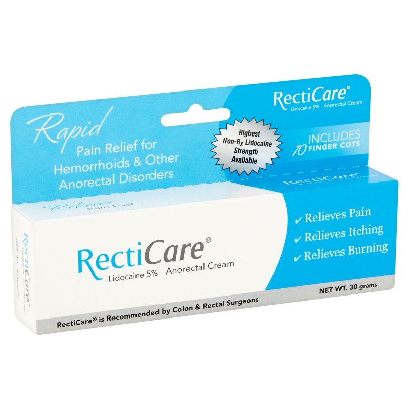 RECTICARE ANORECTAL RAPID PAIN RELIEF CREAM 30G FOR FAST RELIEF