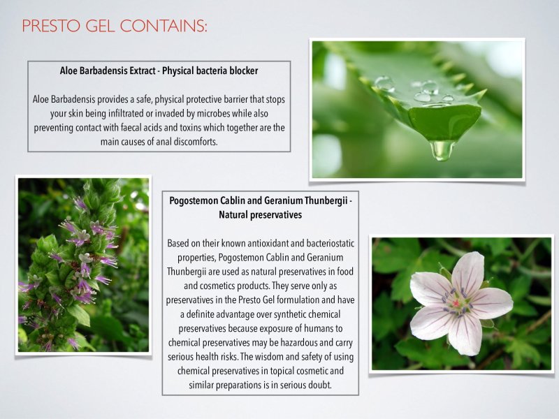 PRESTO GEL - SUPOSITORIOS RECTALES NATURALES PARA HEMORROIDES TRATAMIENTO RáPIDO Y ALIVIO PICAZóN HINCHAZóN ARDOR MOLESTIAS PACK 12