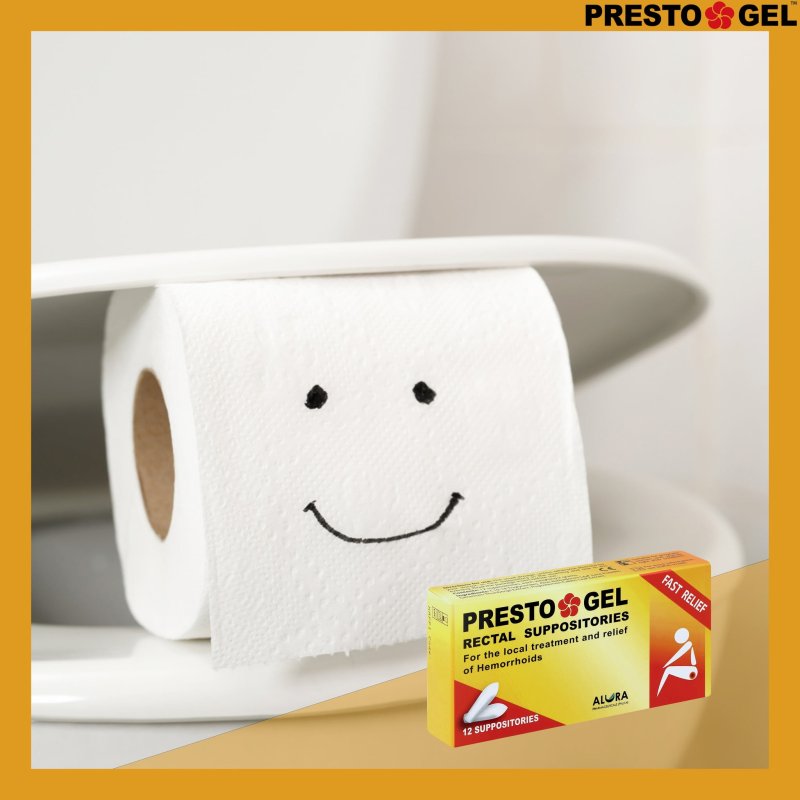 PRESTO GEL - SUPOSITORIOS RECTALES NATURALES PARA HEMORROIDES TRATAMIENTO RáPIDO Y ALIVIO PICAZóN HINCHAZóN ARDOR MOLESTIAS PACK 12